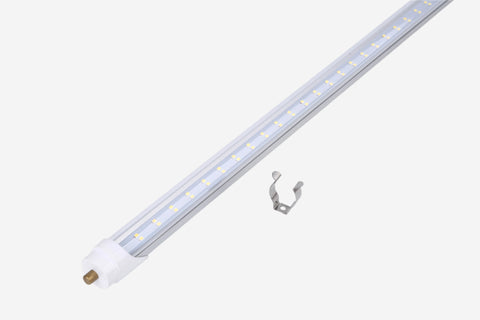 8 Ft Single Pin Clear 60W 6000K  #480