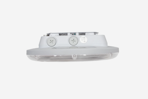 Round Garage Canopy Back lit, Up light, White  #107