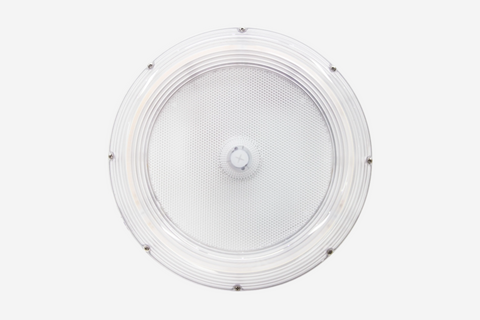 Round Garage Canopy Back lit, Up light, White  #107