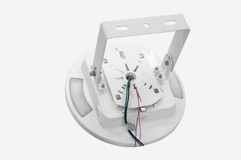 Round Garage Canopy Back lit, Up light, White  #107