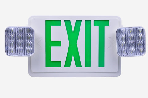 Led Exit Combo, Dual Color with Remote head #354