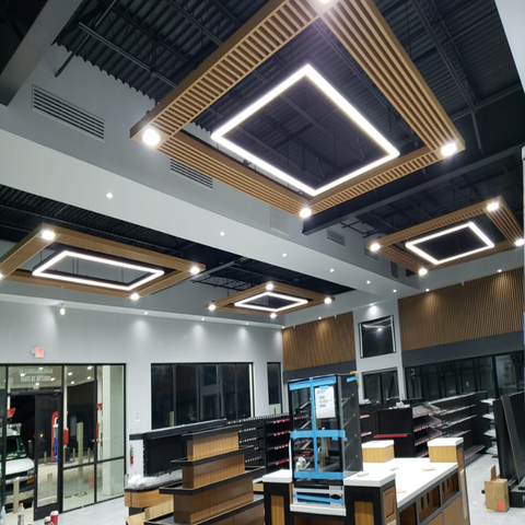 8 ft Linear Architecture 4" 80W, 3CCT 0-10 Dim 120-277V Black  #285