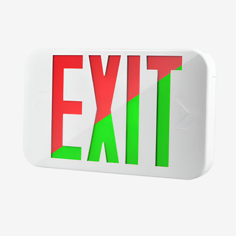 Led Exit Sign, Dual color #350