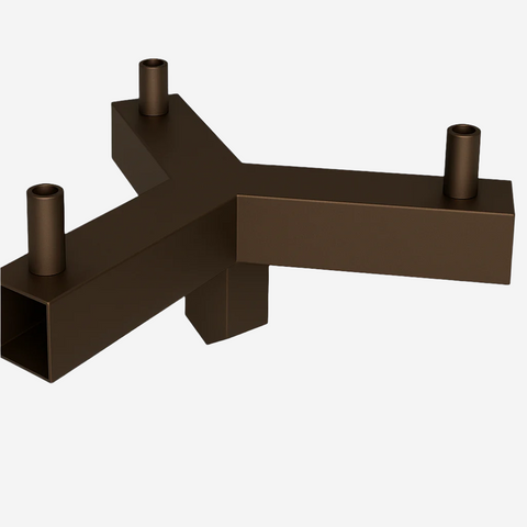 Bull Horn 4" Square TV3 Y Shape Square Base  #627