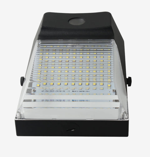 15W LED Mini Wall Pack, Clear